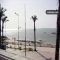 Aan de boulevard en het strand