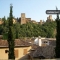 Met terras en uitzicht op Alhambra