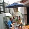 Met een typisch andalusische patio